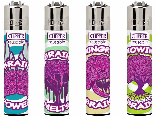 Encendedores Clipper Brains