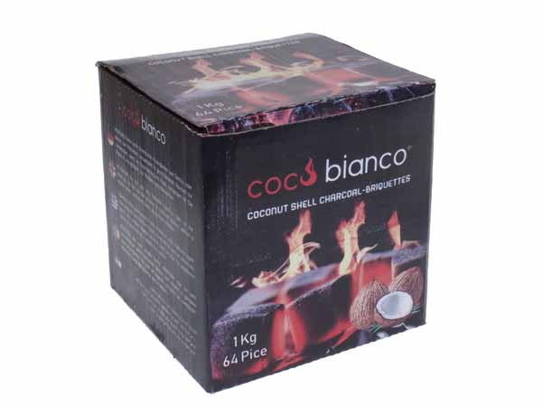 Caja carbn Coco Bianco 1kg