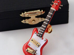 Pin guitarra electrica roja